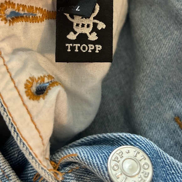 Vintage Denim Short Overalls - Picture 4 of 4